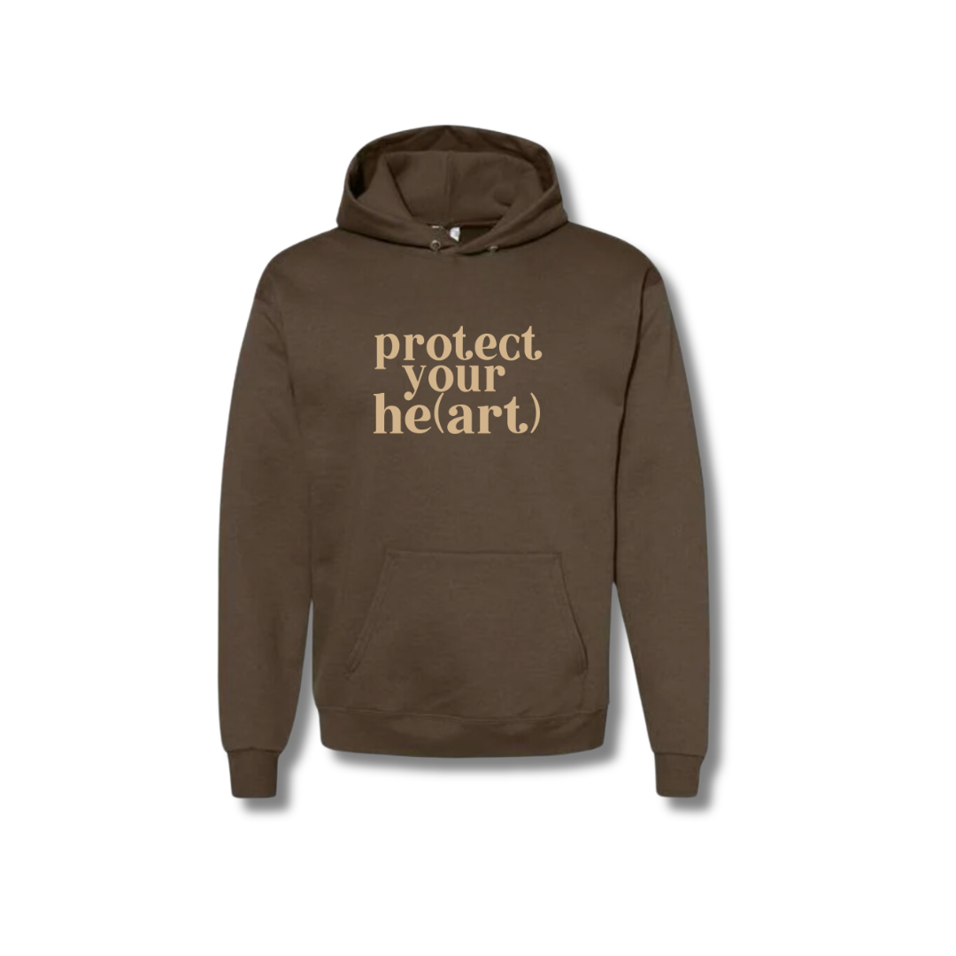 Brown Protect Ya He(art) Hoodie