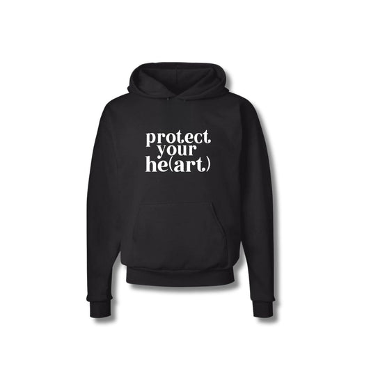 Black Protect Ya He(art) Hoodie