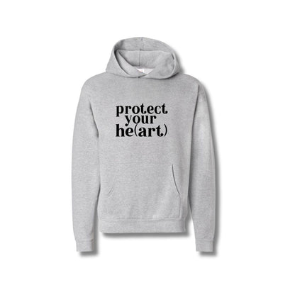 Gray Protect Ya He(art) Hoodie